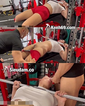 Bú Lồn Chịch Em Gái Gymer Đang Đẩy Tạ Sex Trung Quốc