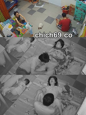 Hack Camera Vợ Đang Ngủ Chồng Nứng Cặc Tụt Quần Bú Lồn