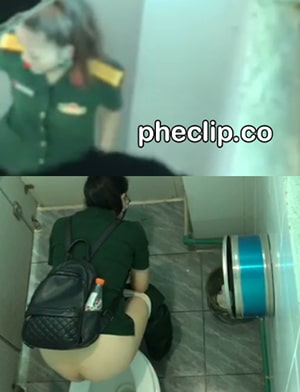 Thú Vui Mạo Hiểm Quay Lén 2 Đồng Chí Nữ Áo Xanh Đi Đái Sex